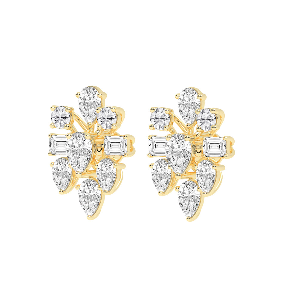 Aurora Blossom Cluster Studs