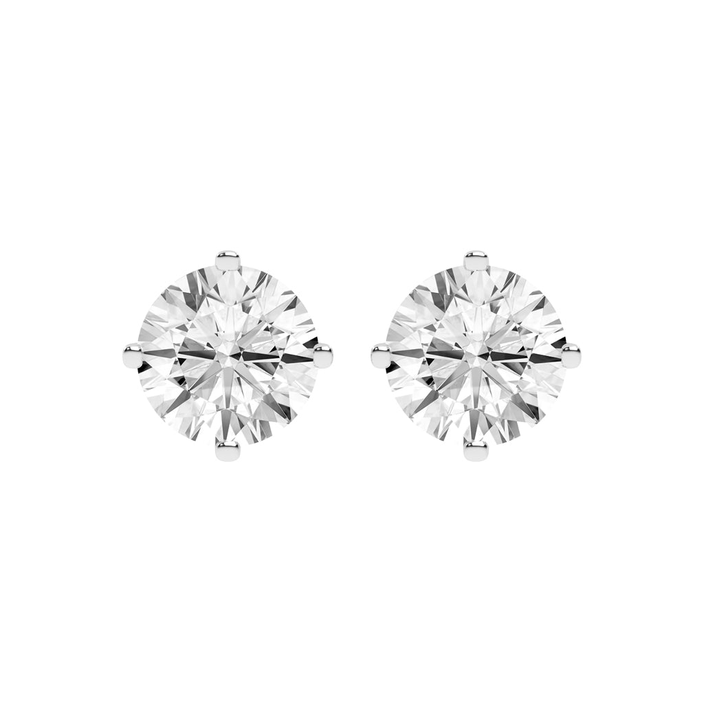 Timeless Brilliance Solitaire Diamond Studs