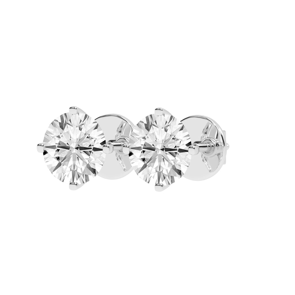 Timeless Brilliance Solitaire Diamond Studs
