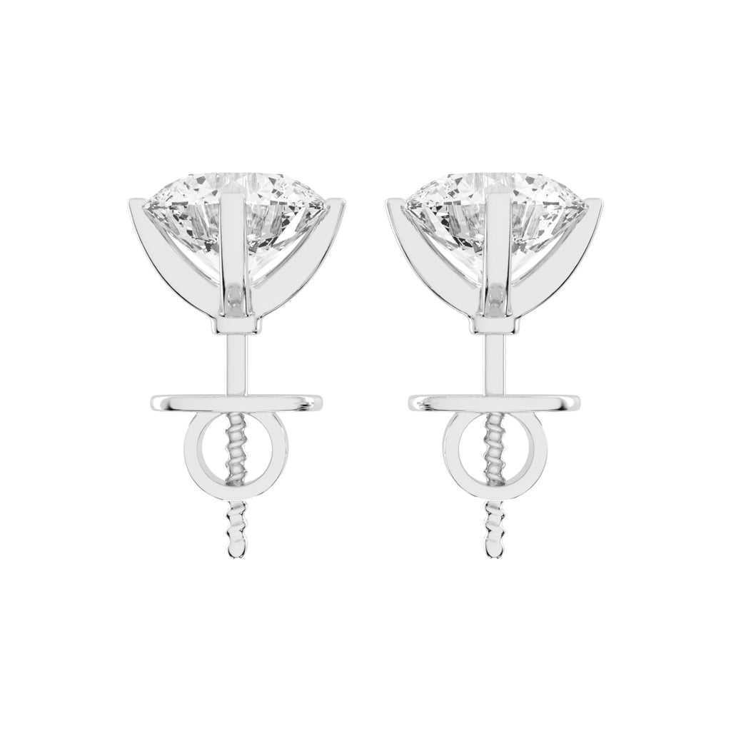 Timeless Brilliance Solitaire Diamond Studs