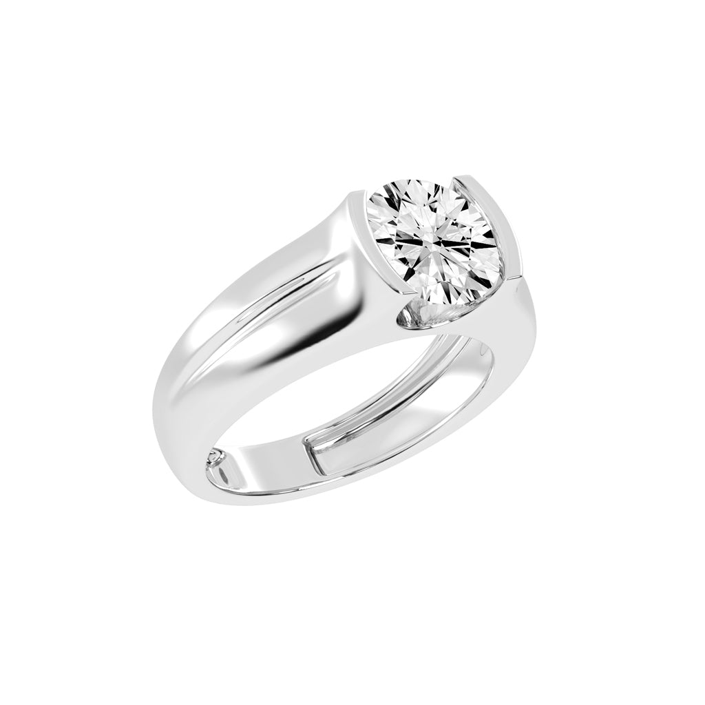 4Ct Round Shape Rings