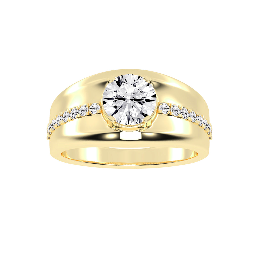 2.25Ct Round Shape Rings