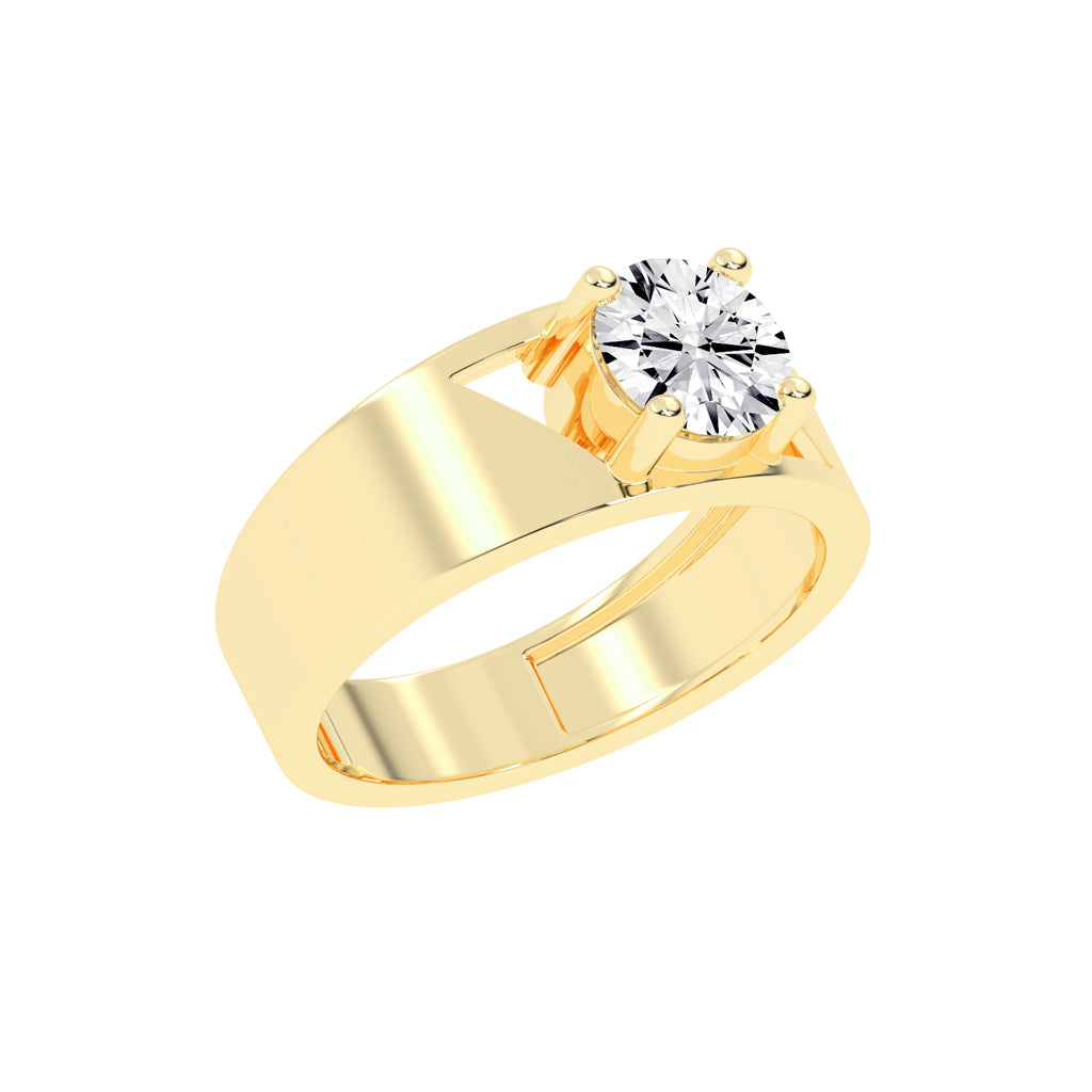 125Ct Round Shape Rings