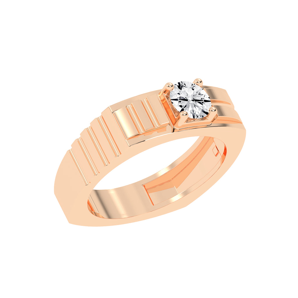 075Ct Round Shape Rings