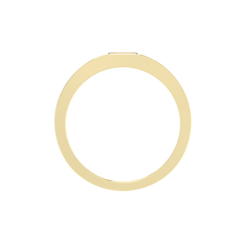 Twirling Elegance Buguette Shape Rings