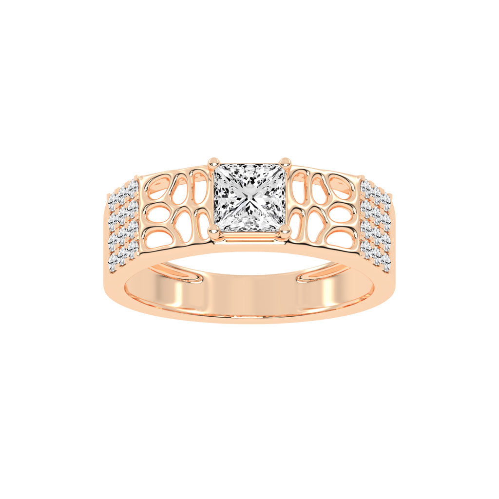 1.50Ct Princess Shape Solitaire