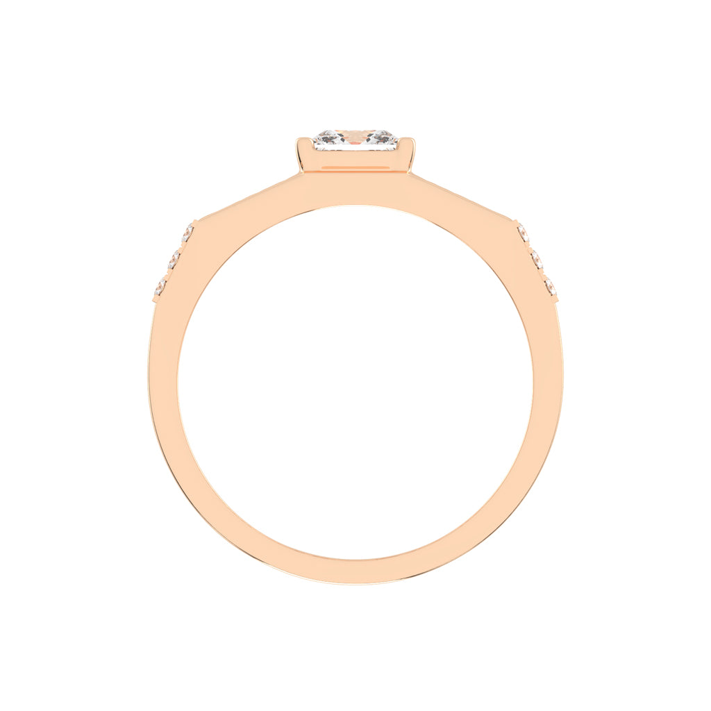 1.50Ct Princess Shape Solitaire