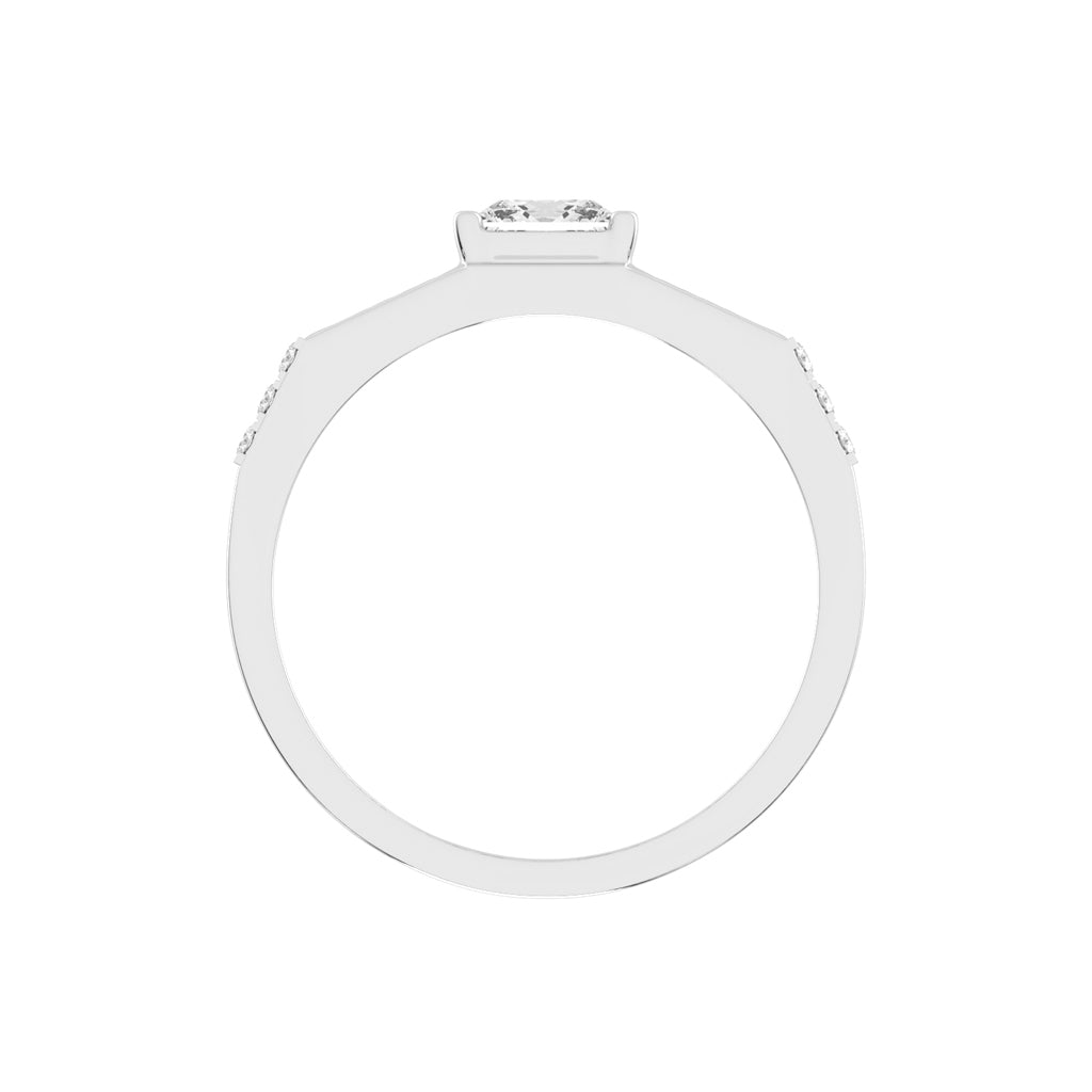 1.50Ct Princess Shape Solitaire