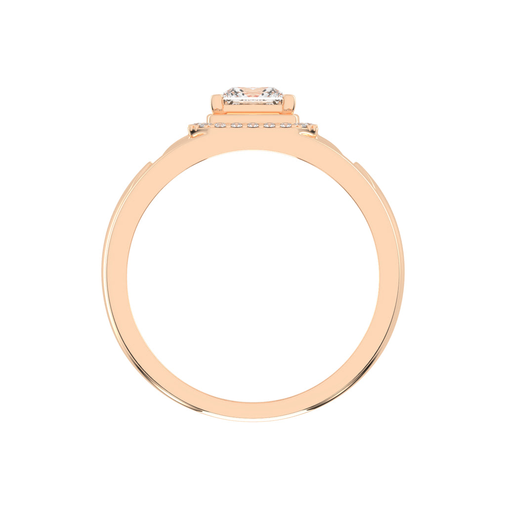 1.25Ct Princess Shape Solitaire