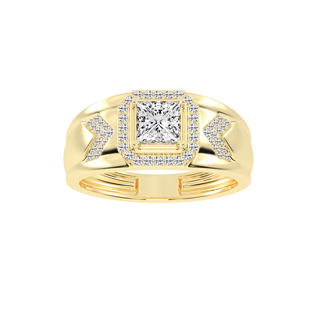 1.25Ct Princess Shape Solitaire