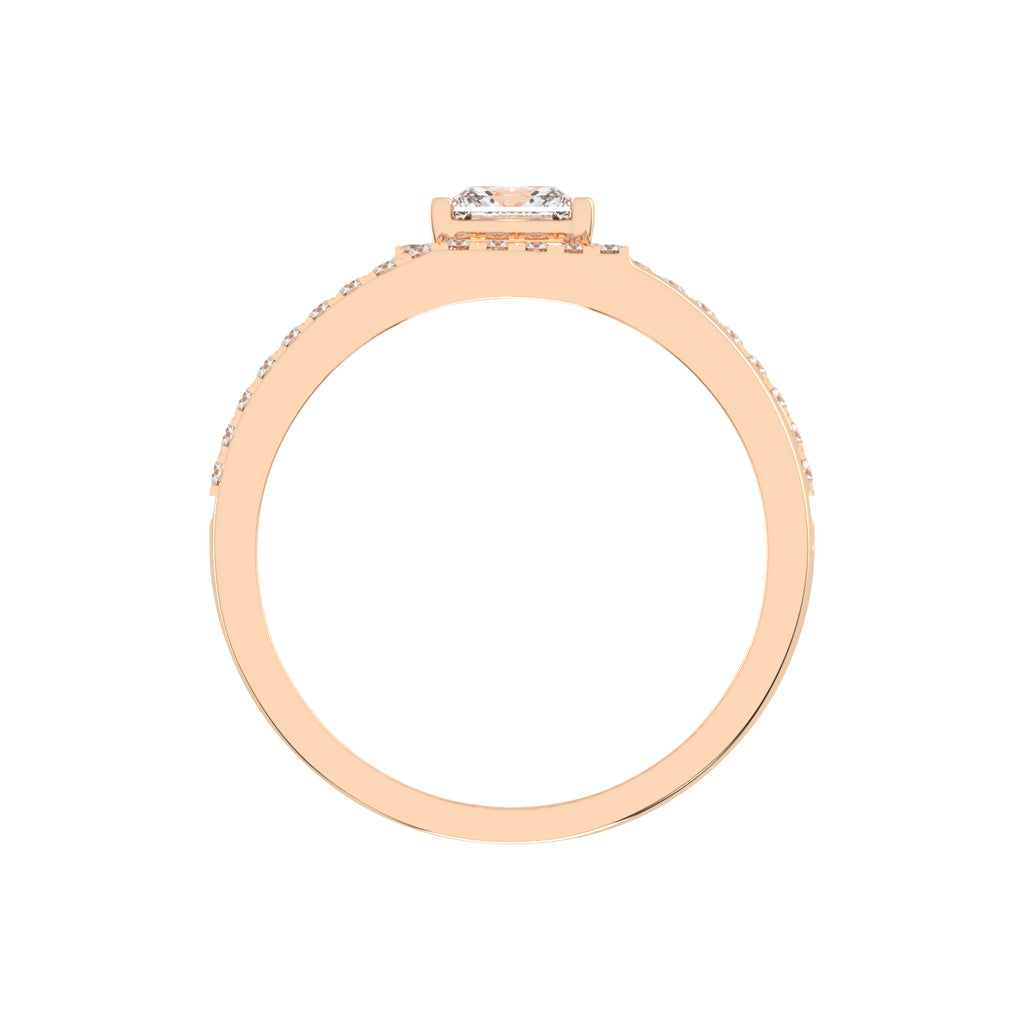 1.25Ct Princess Shape Solitaire