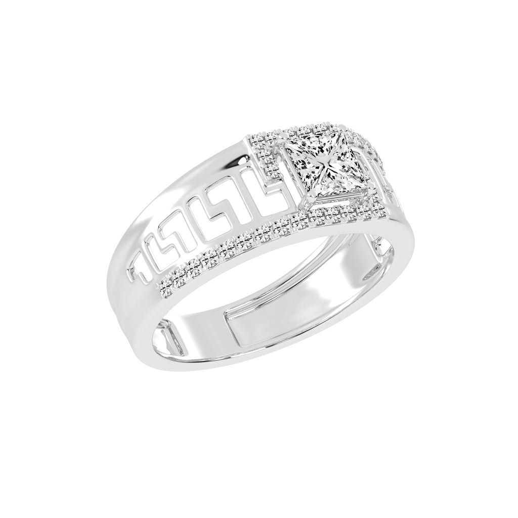 1.25Ct Princess Shape Solitaire