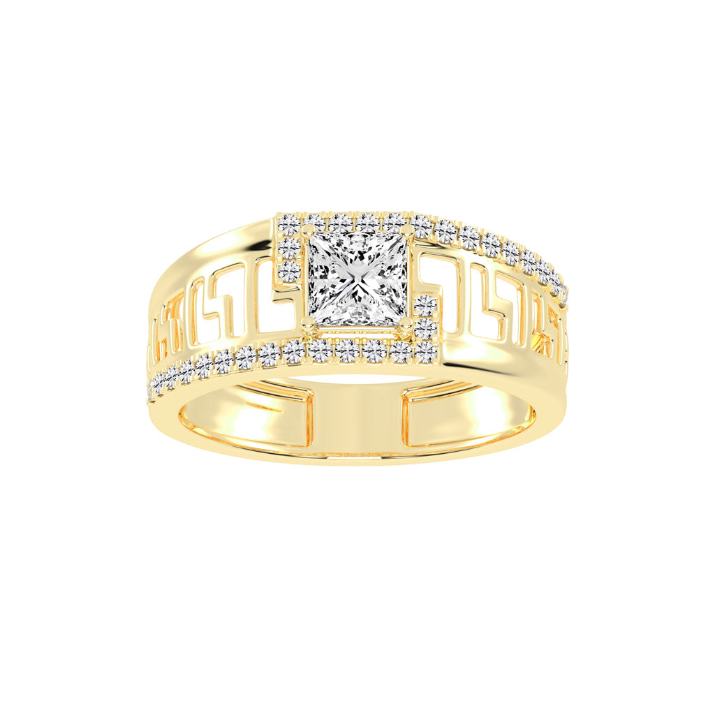 1.25Ct Princess Shape Solitaire