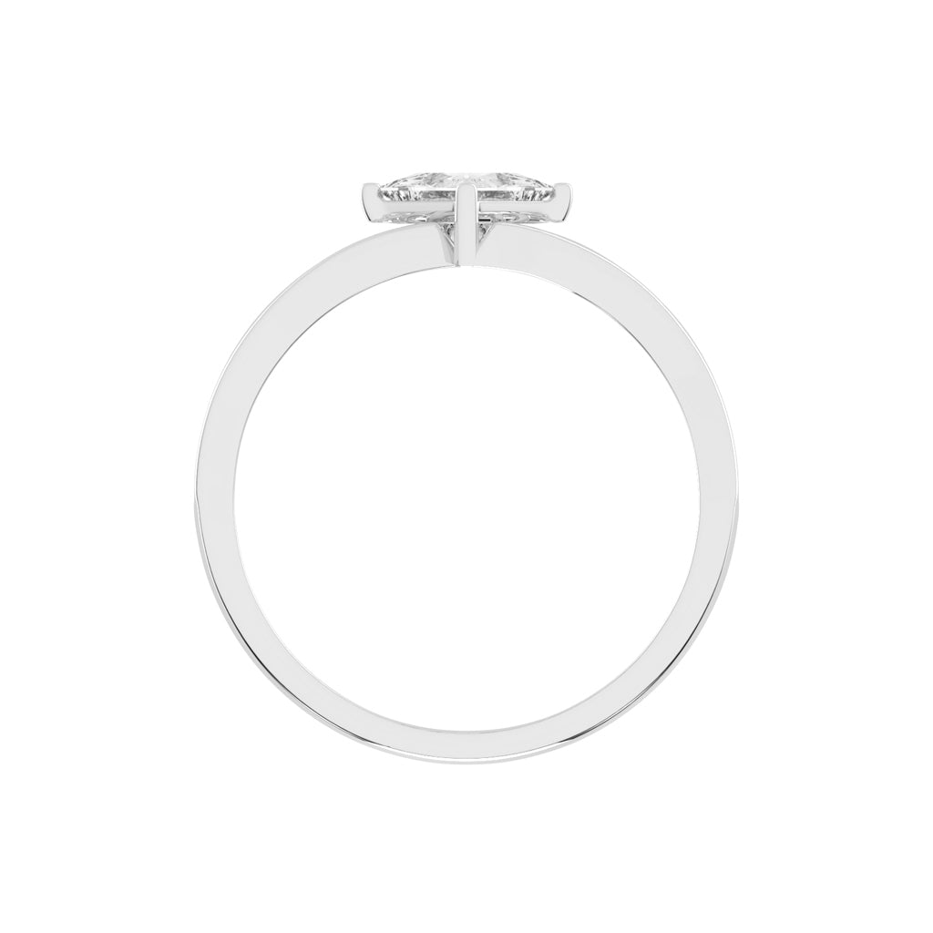 1.00Ct Princess Shape Solitaire