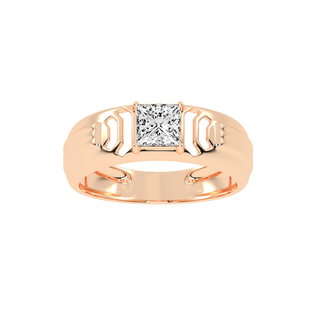 1.00Ct Princess Shape Solitaire