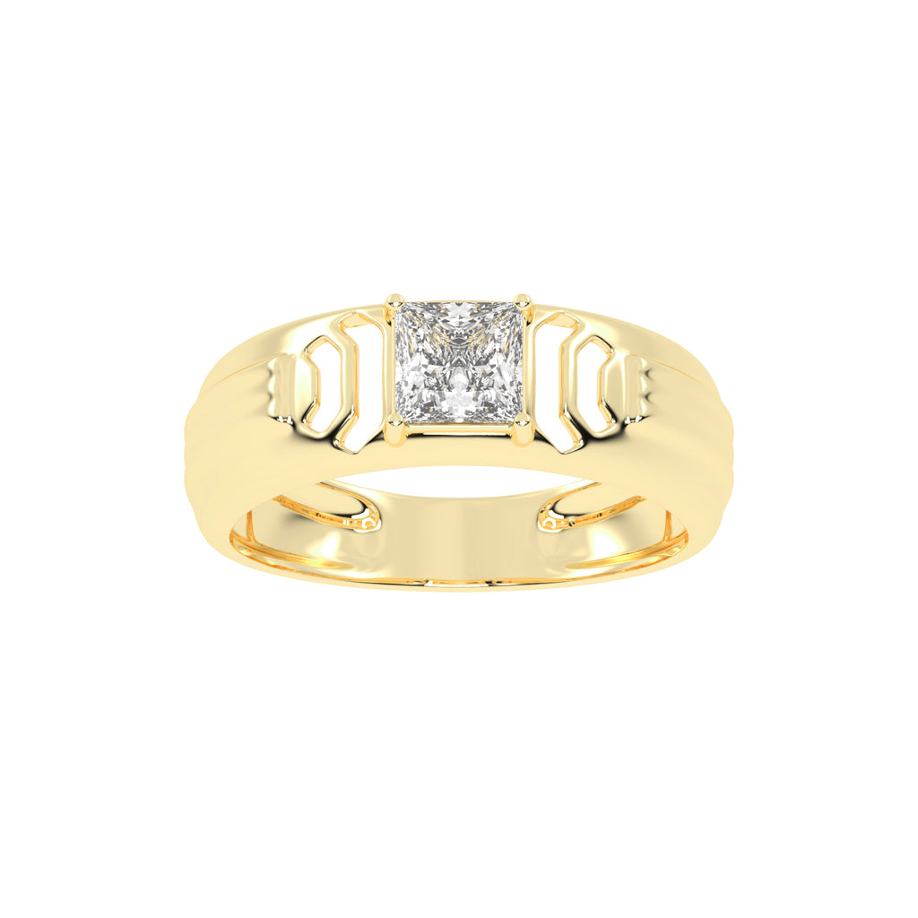 1.00Ct Princess Shape Solitaire