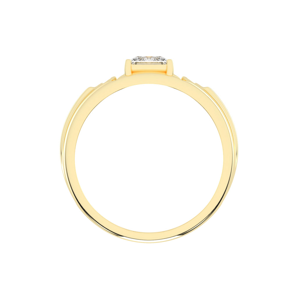 1.00Ct Princess Shape Solitaire