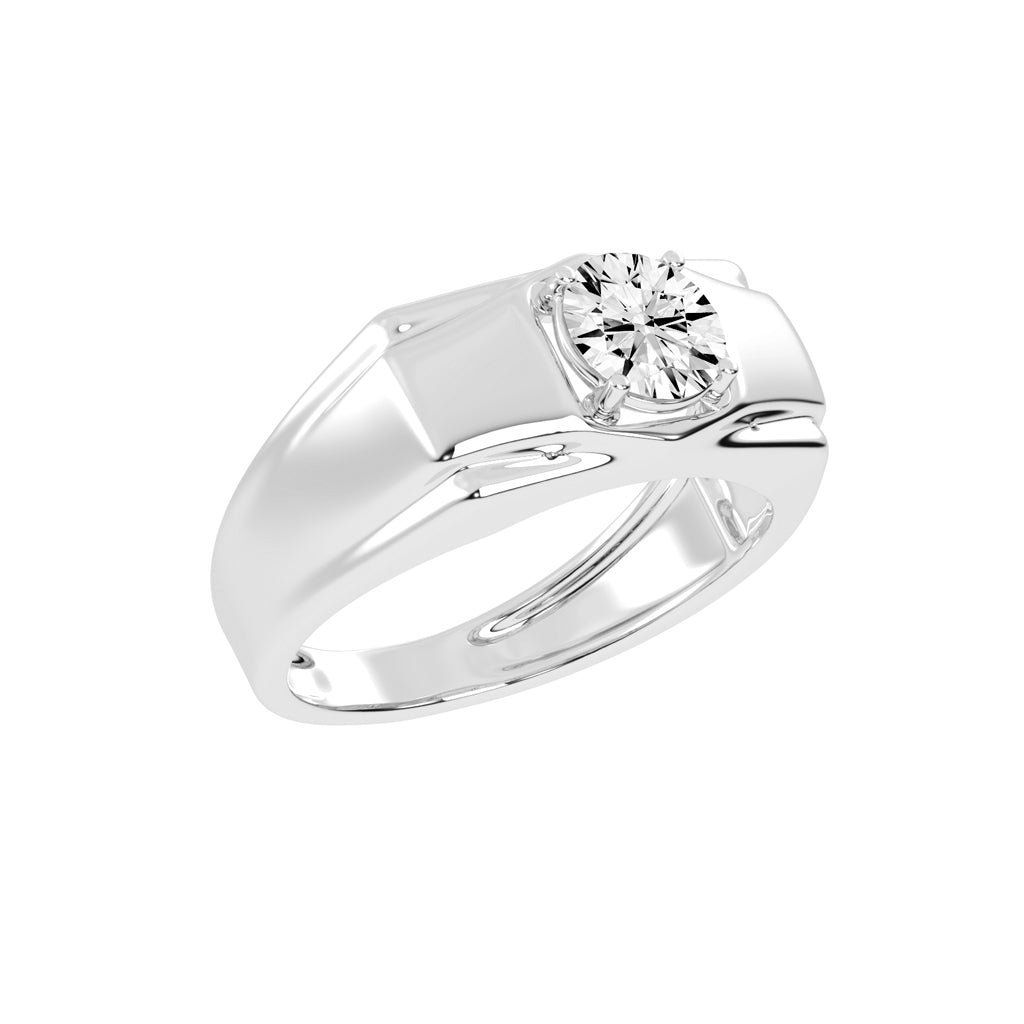 1.00Ct Round Shape Solitaire