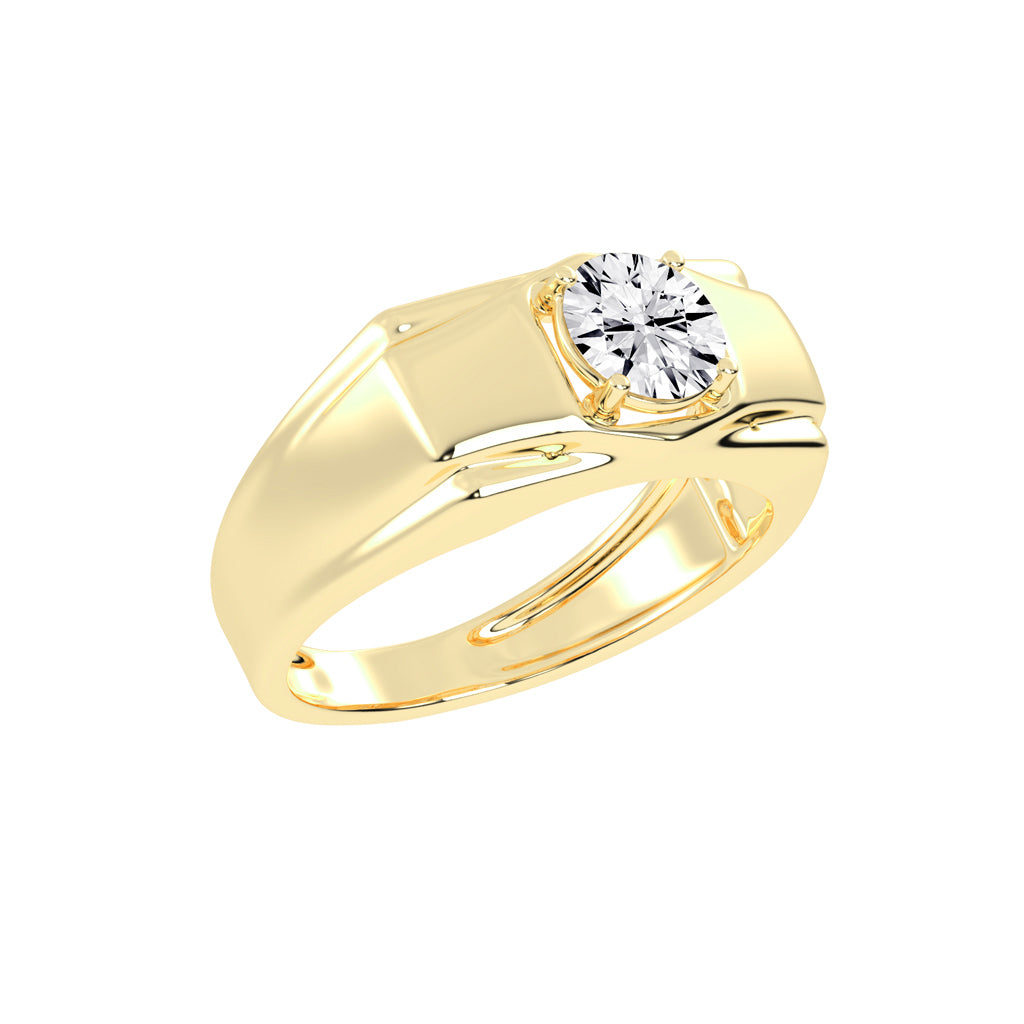 1.00Ct Round Shape Solitaire