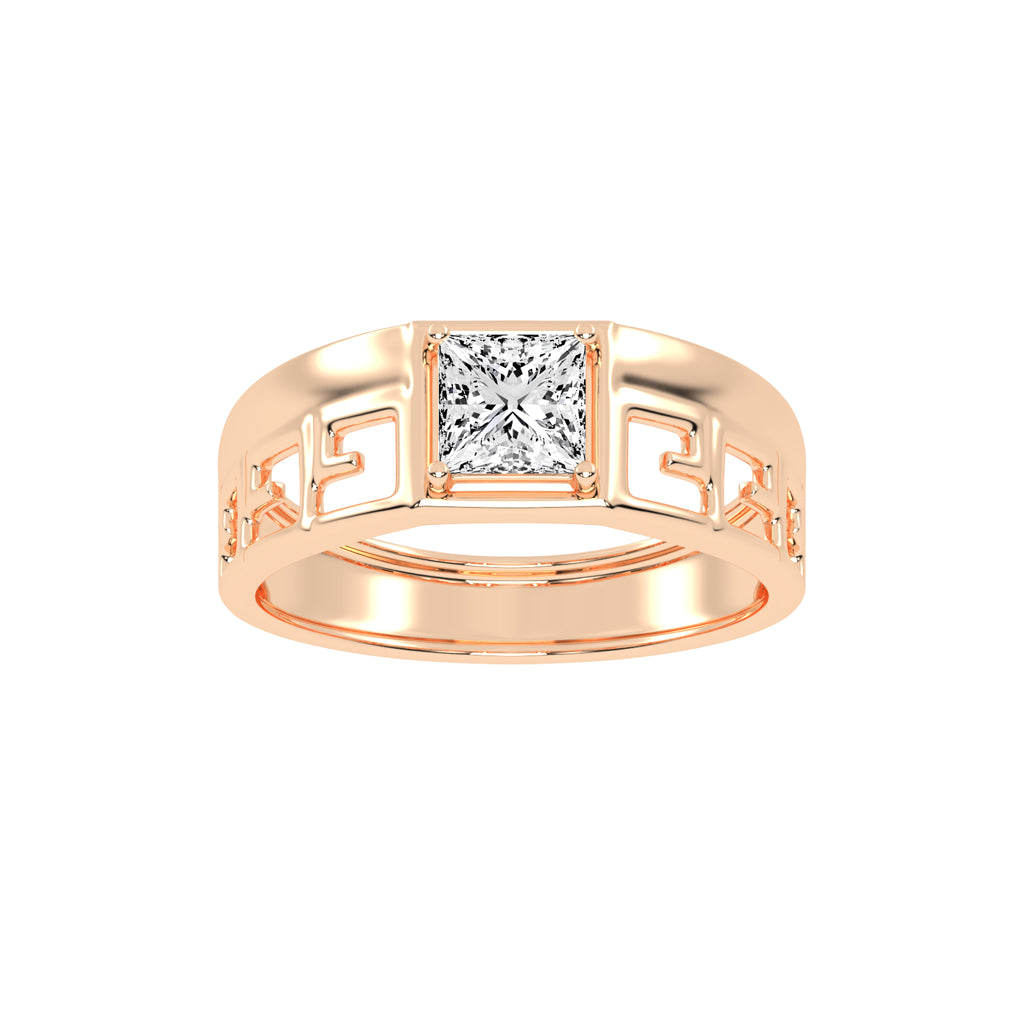 1.00Ct Princess Shape Solitaire