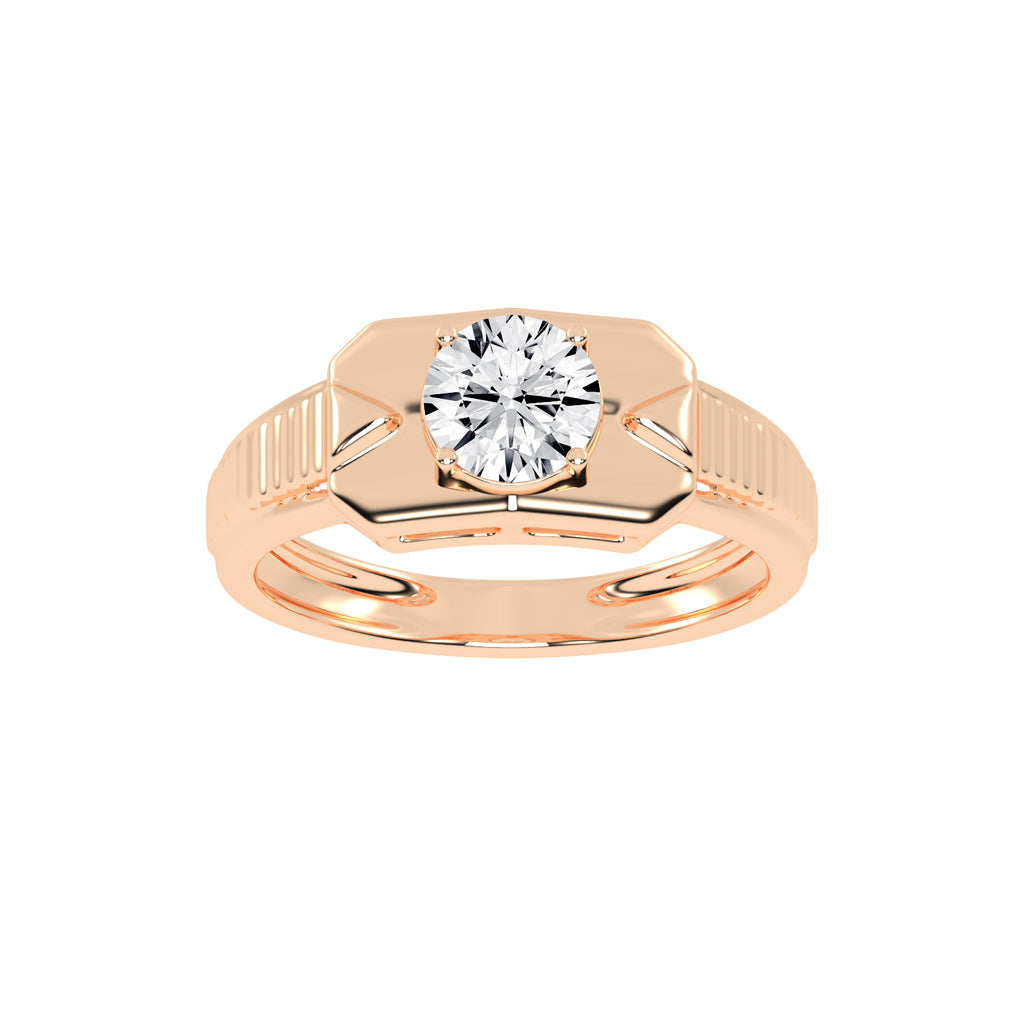 1.00Ct Round Shape Solitaire