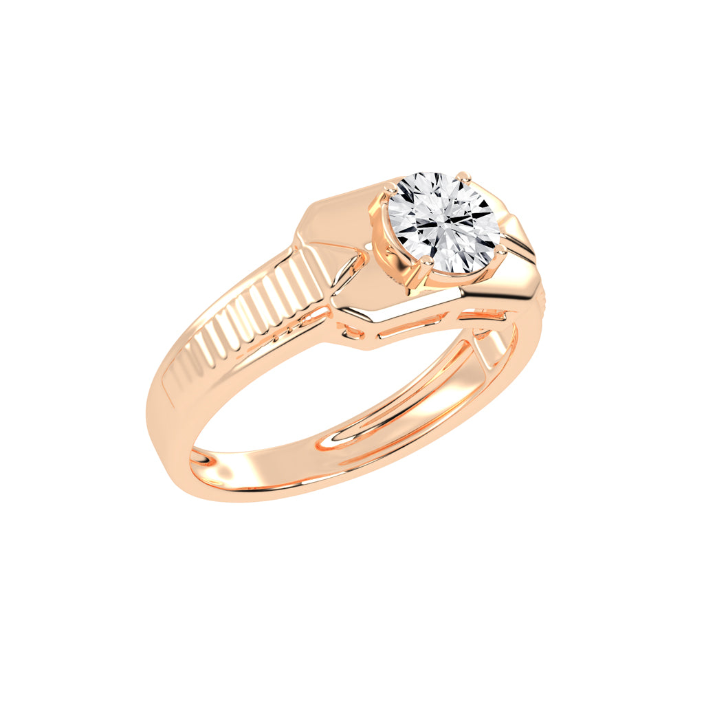 1.00Ct Round Shape Solitaire