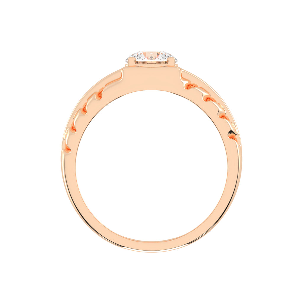 1.00Ct Round Shape Solitaire