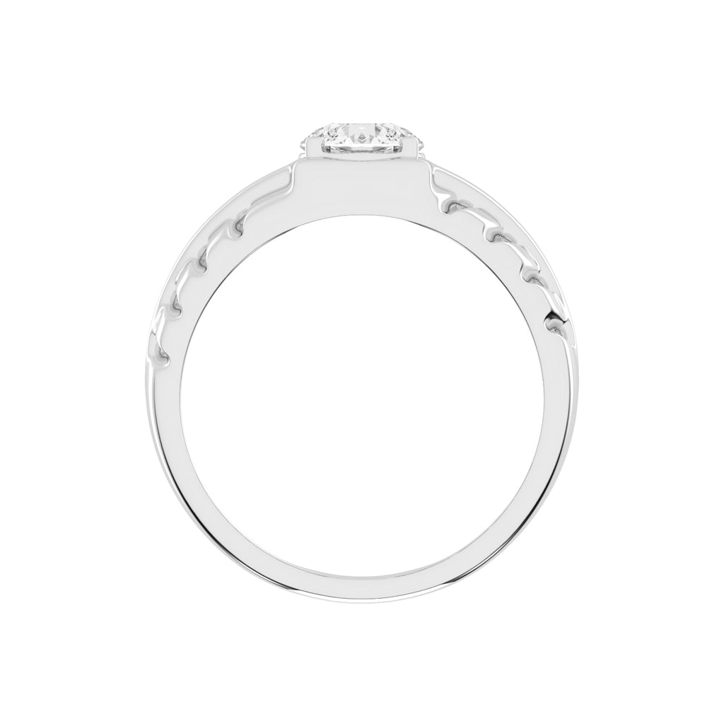 1.00Ct Round Shape Solitaire