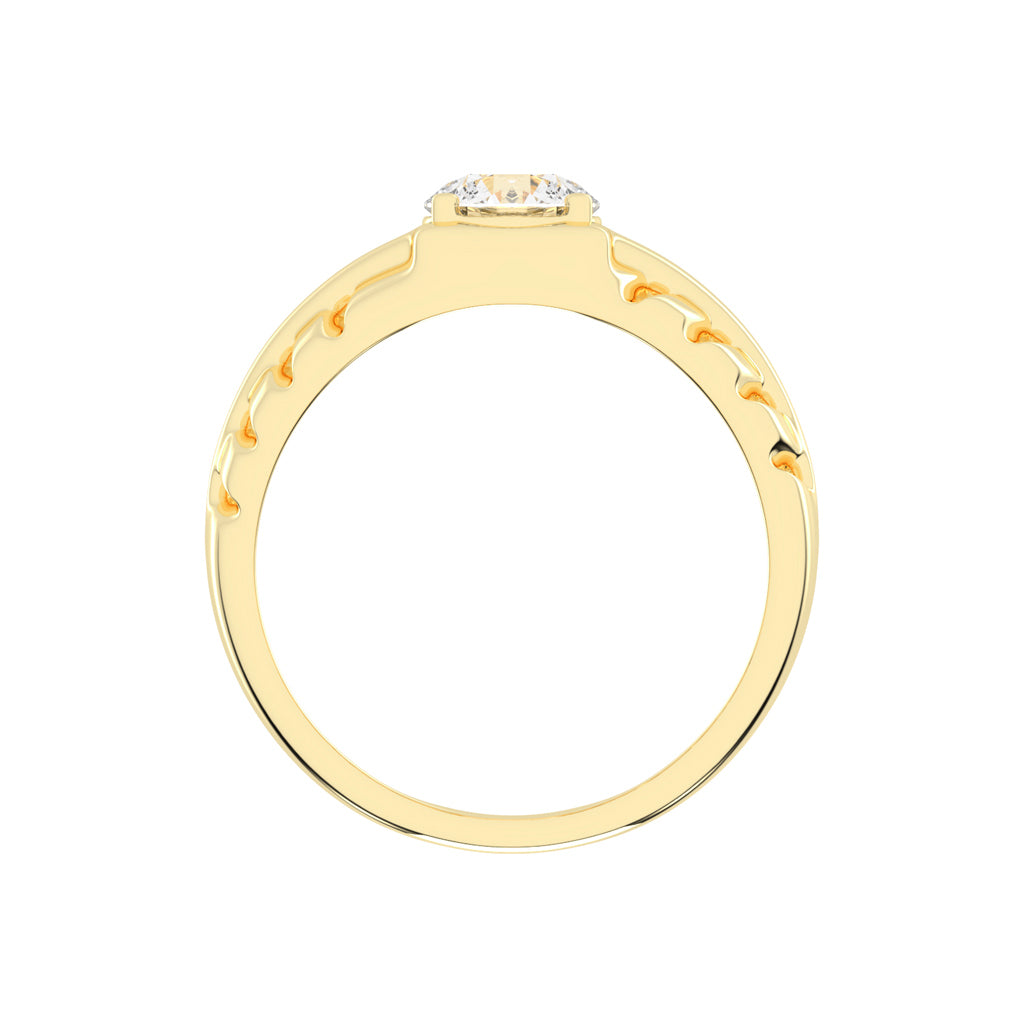 1.00Ct Round Shape Solitaire