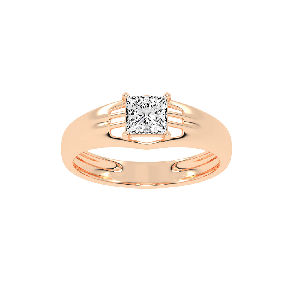 1Ct Princess Shape Solitaire