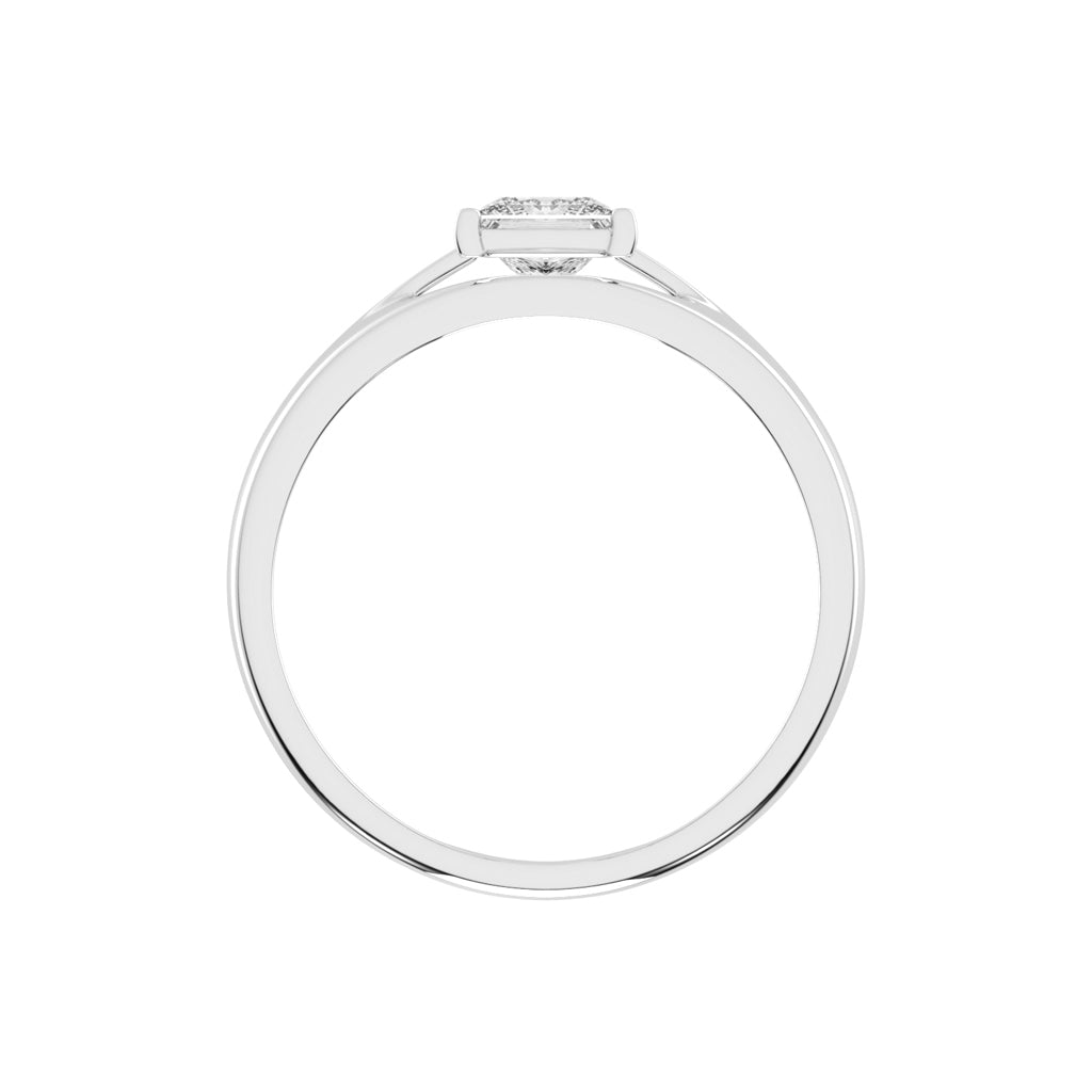 1Ct Princess Shape Solitaire
