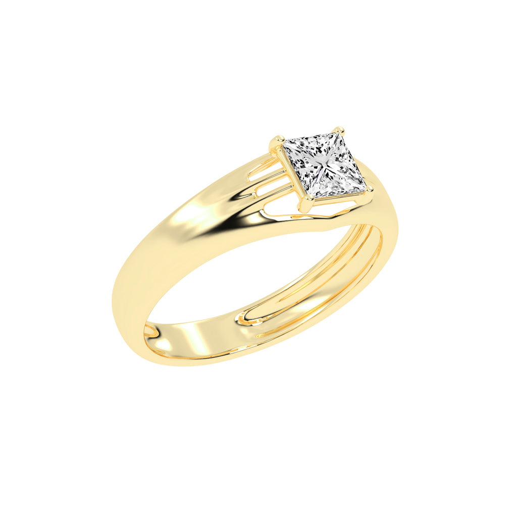 1Ct Princess Shape Solitaire