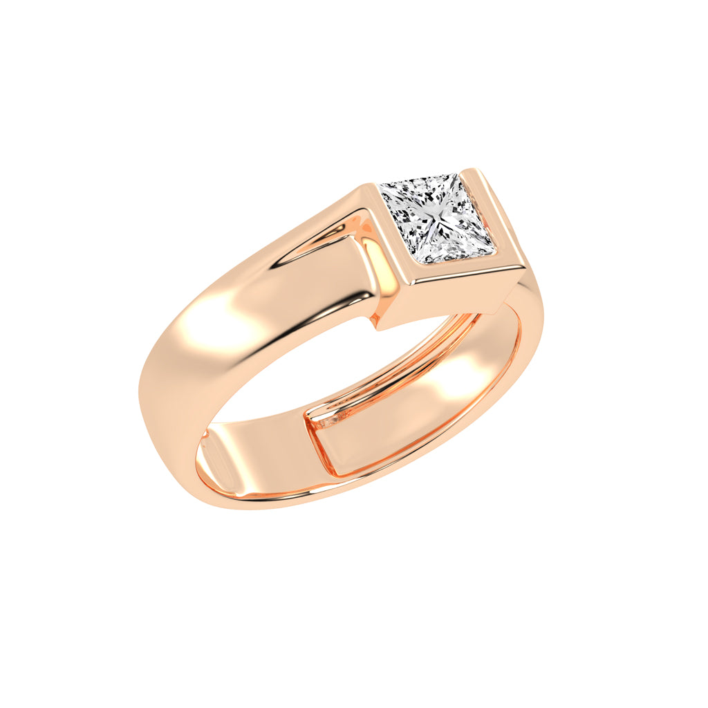 1Ct Princess Shape Solitaire