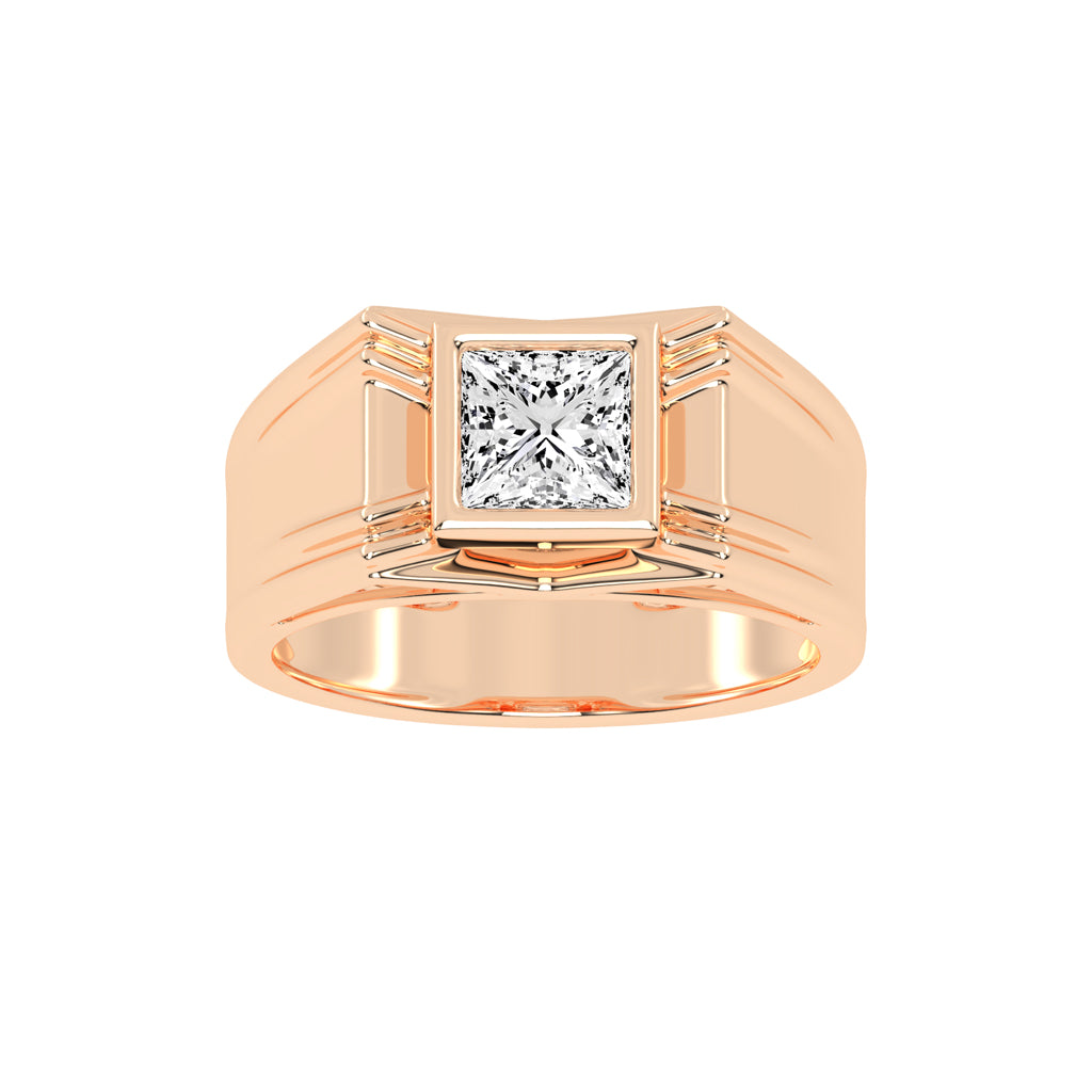 1.25Ct Princess Shape Solitaire