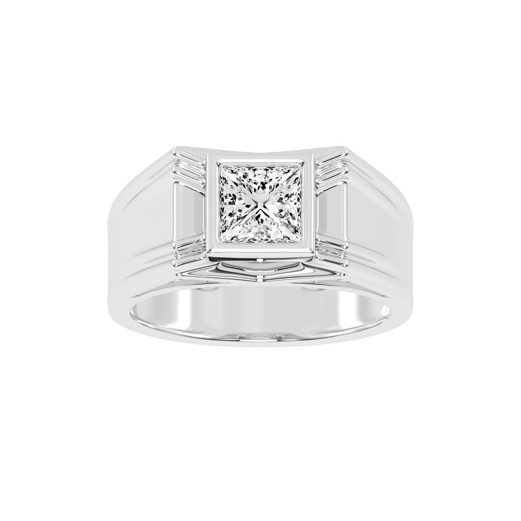 1.25Ct Princess Shape Solitaire