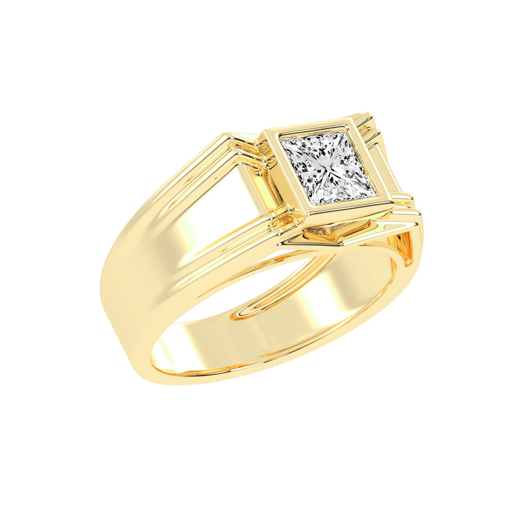 1.25Ct Princess Shape Solitaire