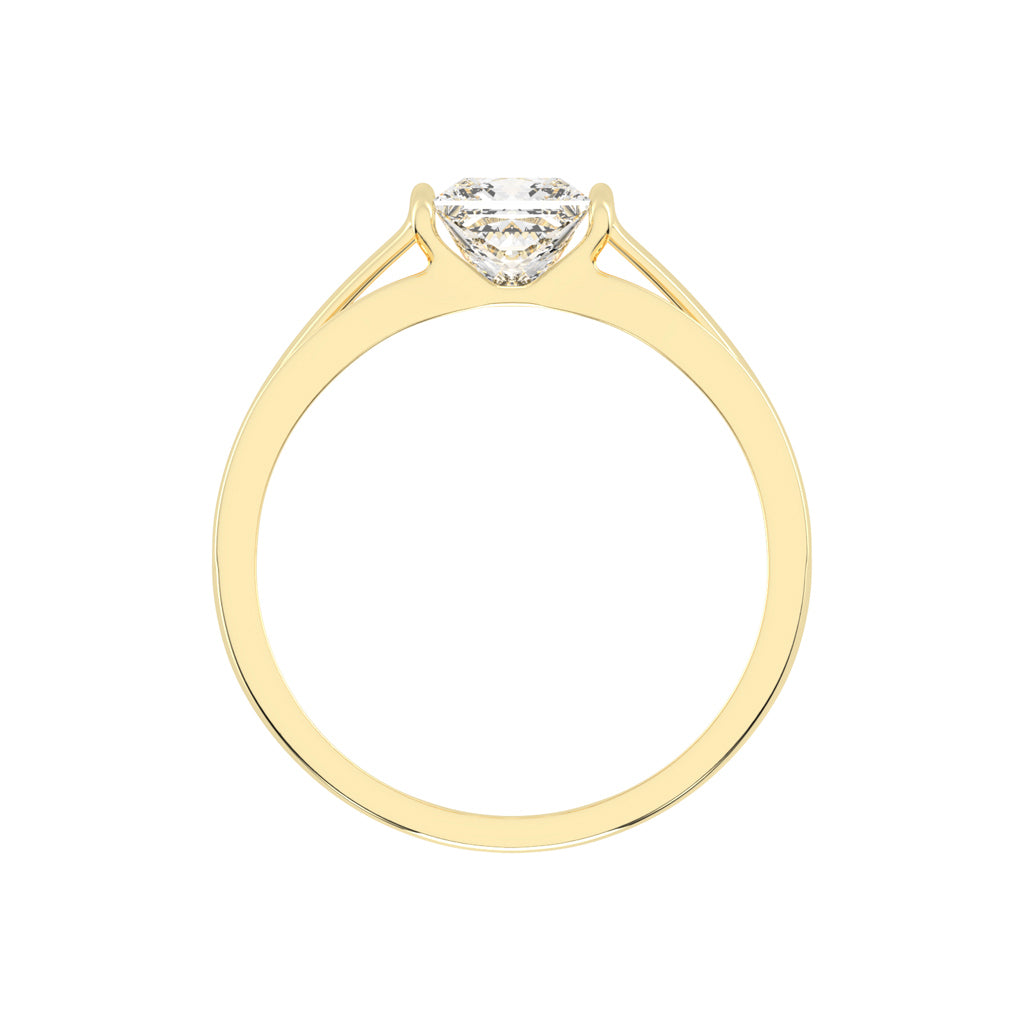1.25Ct Princess Shape Solitaire