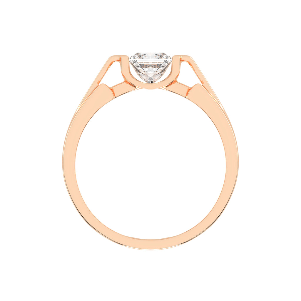 1.25Ct Princess Shape Solitaire