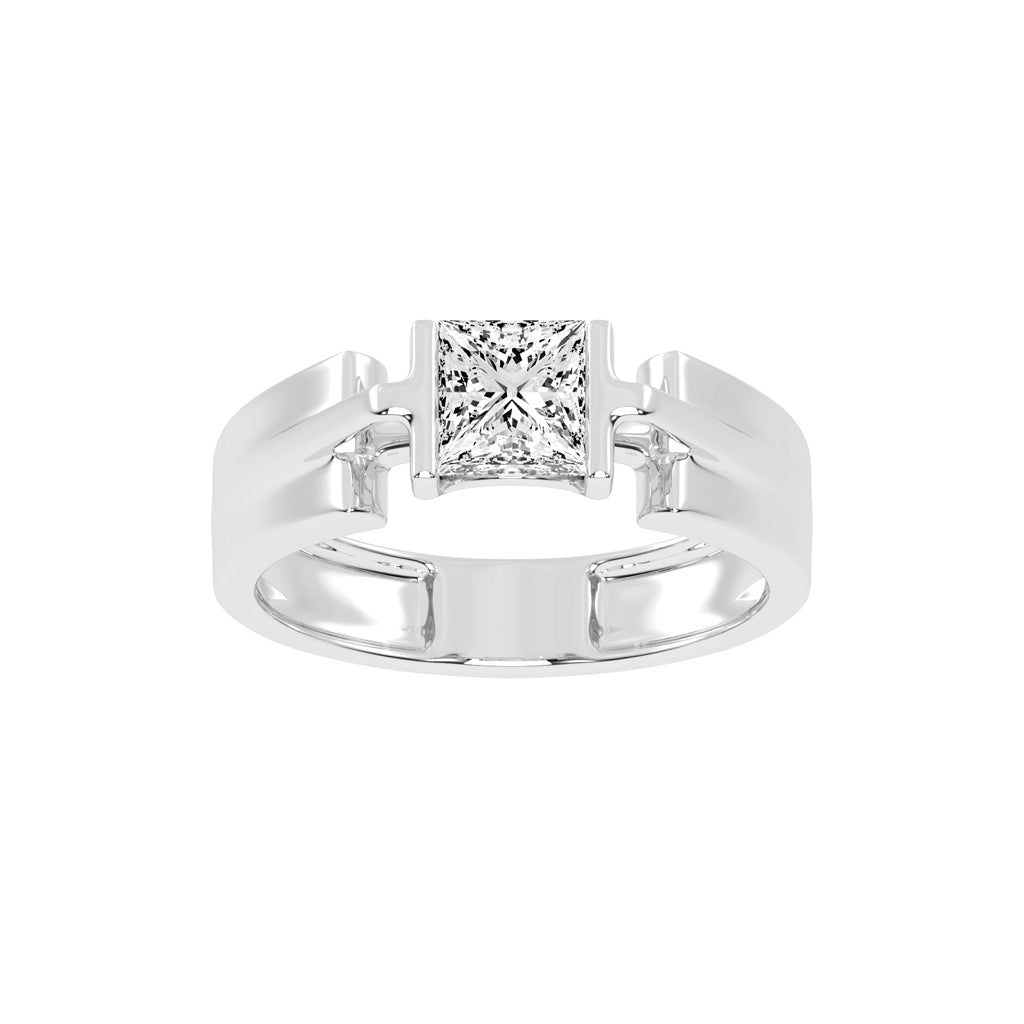 1.25Ct Princess Shape Solitaire