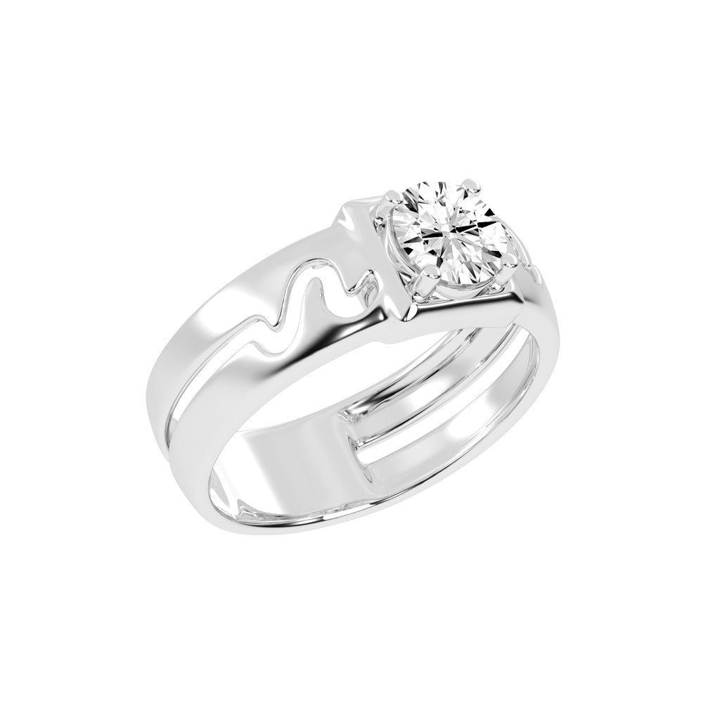 1Ct Round Shape Solitaire