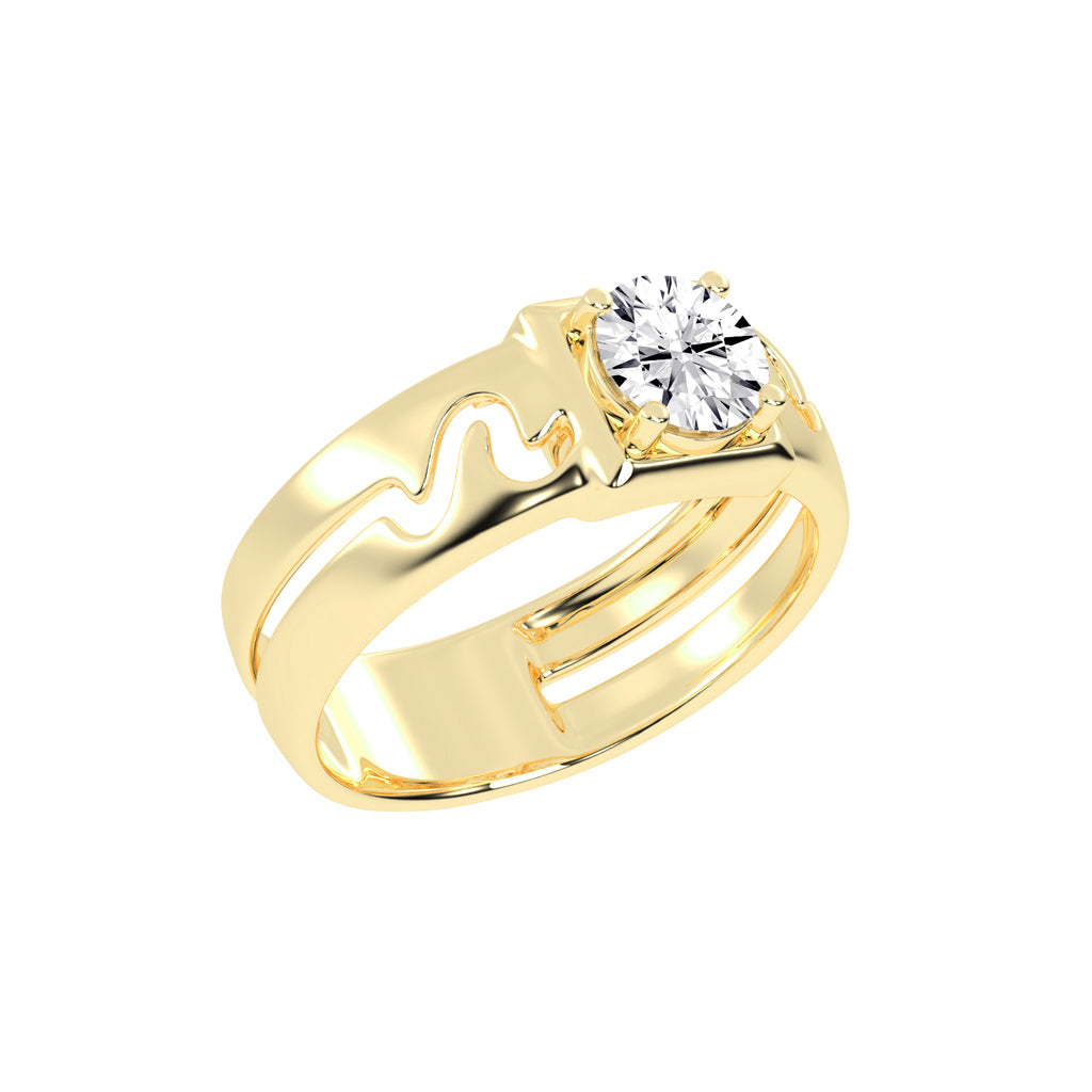 1Ct Round Shape Solitaire