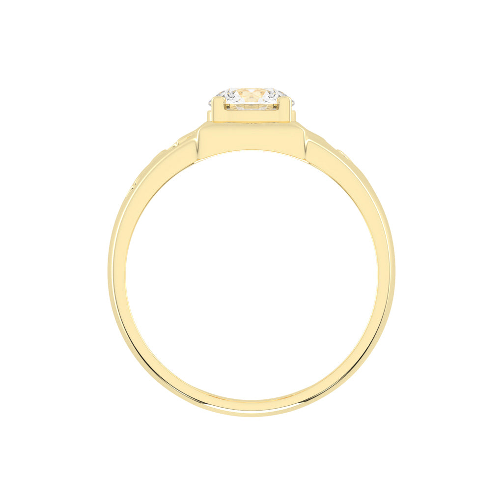 1Ct Round Shape Solitaire