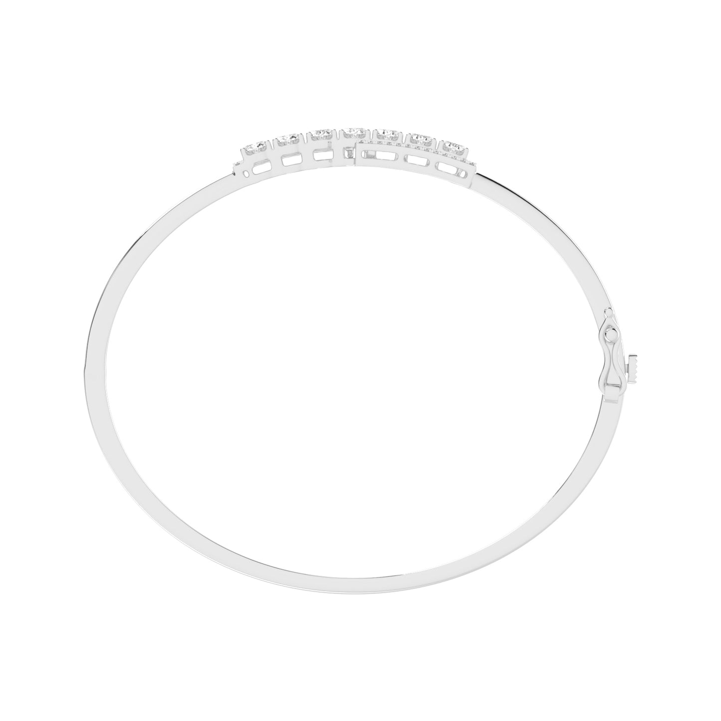 Briona Oval Cut Kada Lab Diamond Bracelet