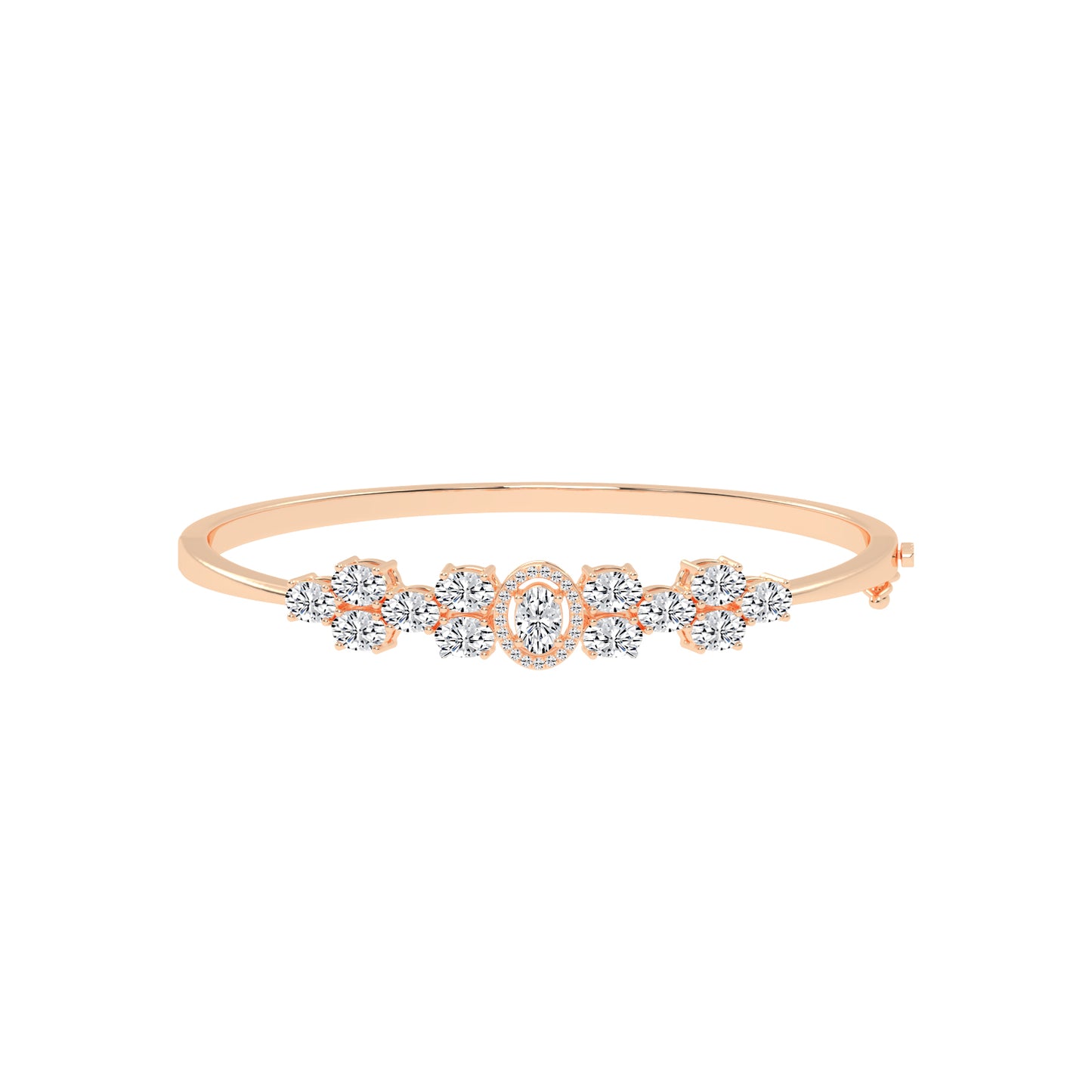 Melora Oval Cut Kada Lab Diamond Bracelet