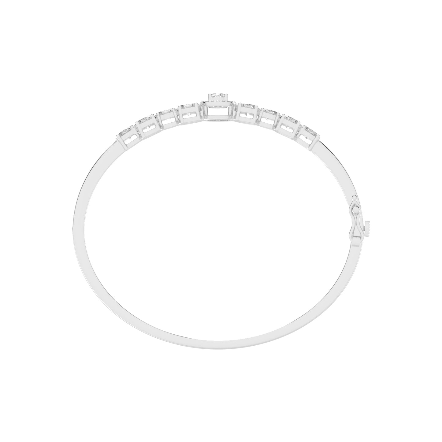 Melora Oval Cut Kada Lab Diamond Bracelet