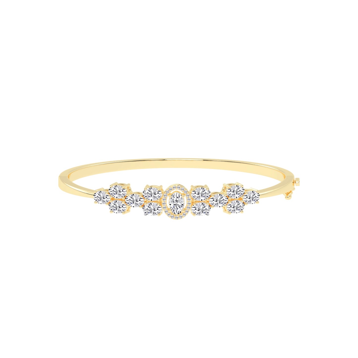 Melora Oval Cut Kada Lab Diamond Bracelet
