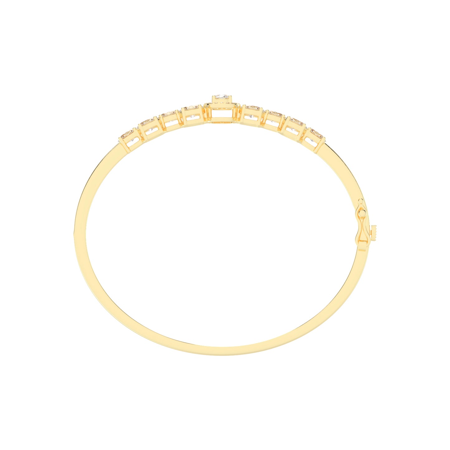 Melora Oval Cut Kada Lab Diamond Bracelet