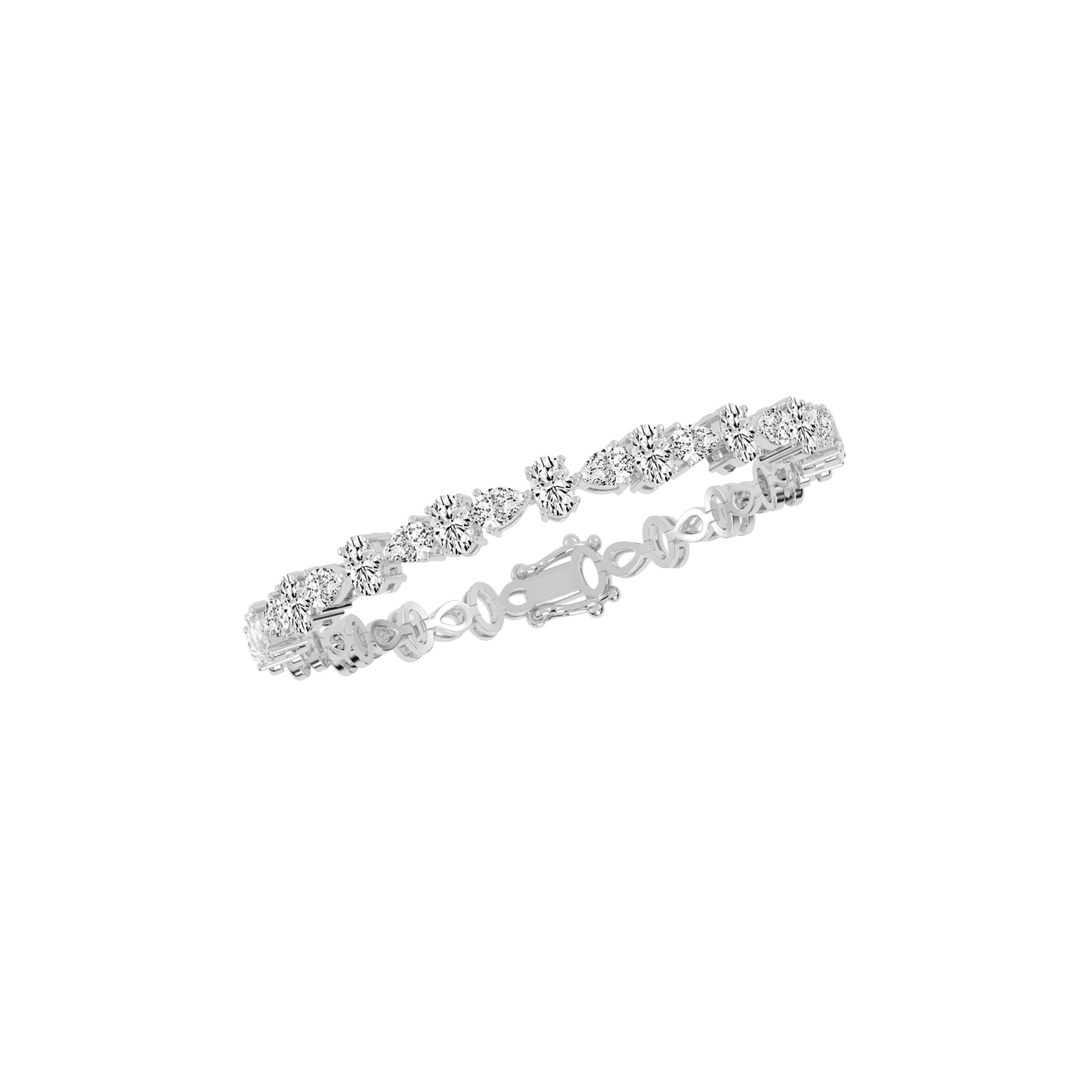 Lyra 5Ct Oval Cut Tennis Lab Diamond Bracelet
