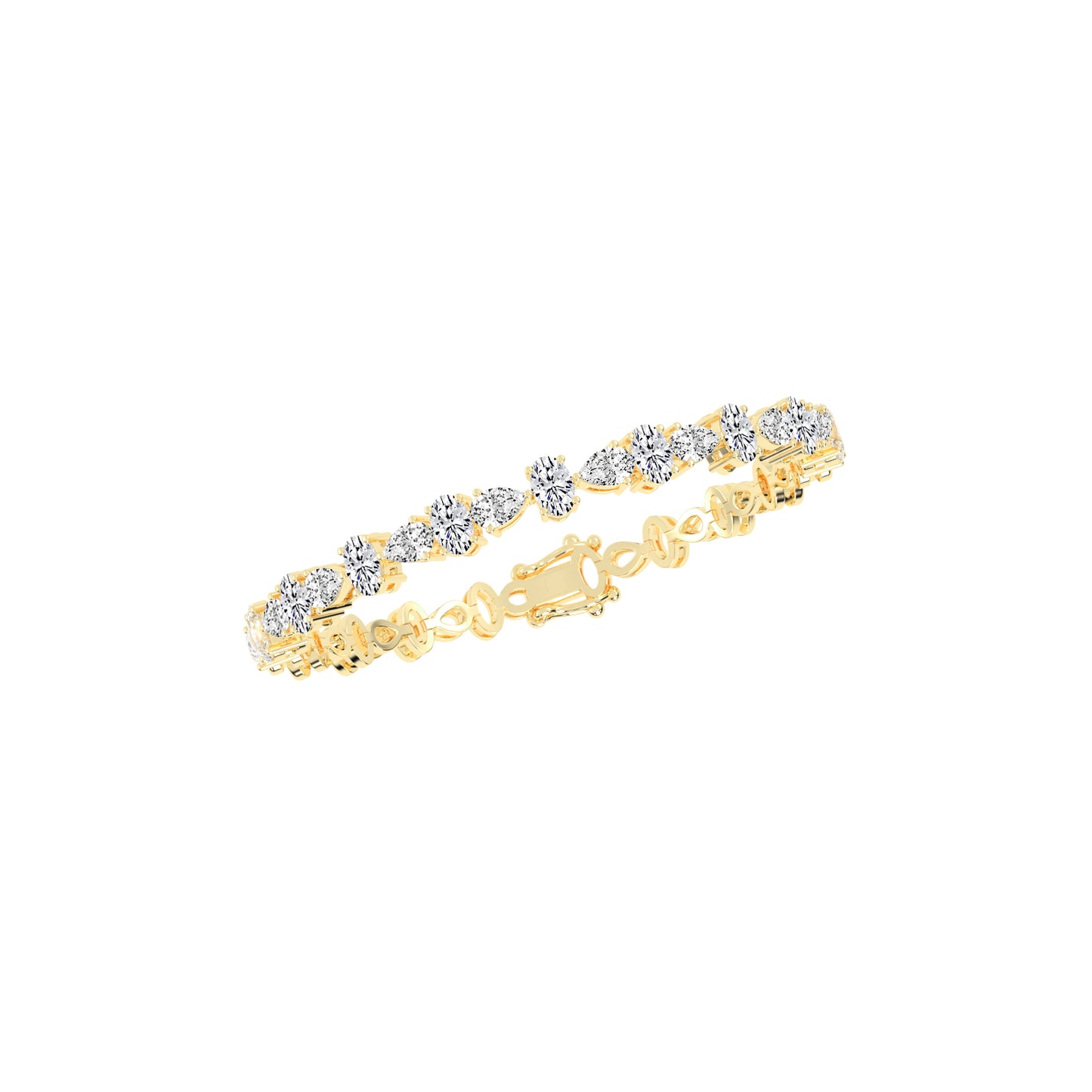 Lyra 5Ct Oval Cut Tennis Lab Diamond Bracelet