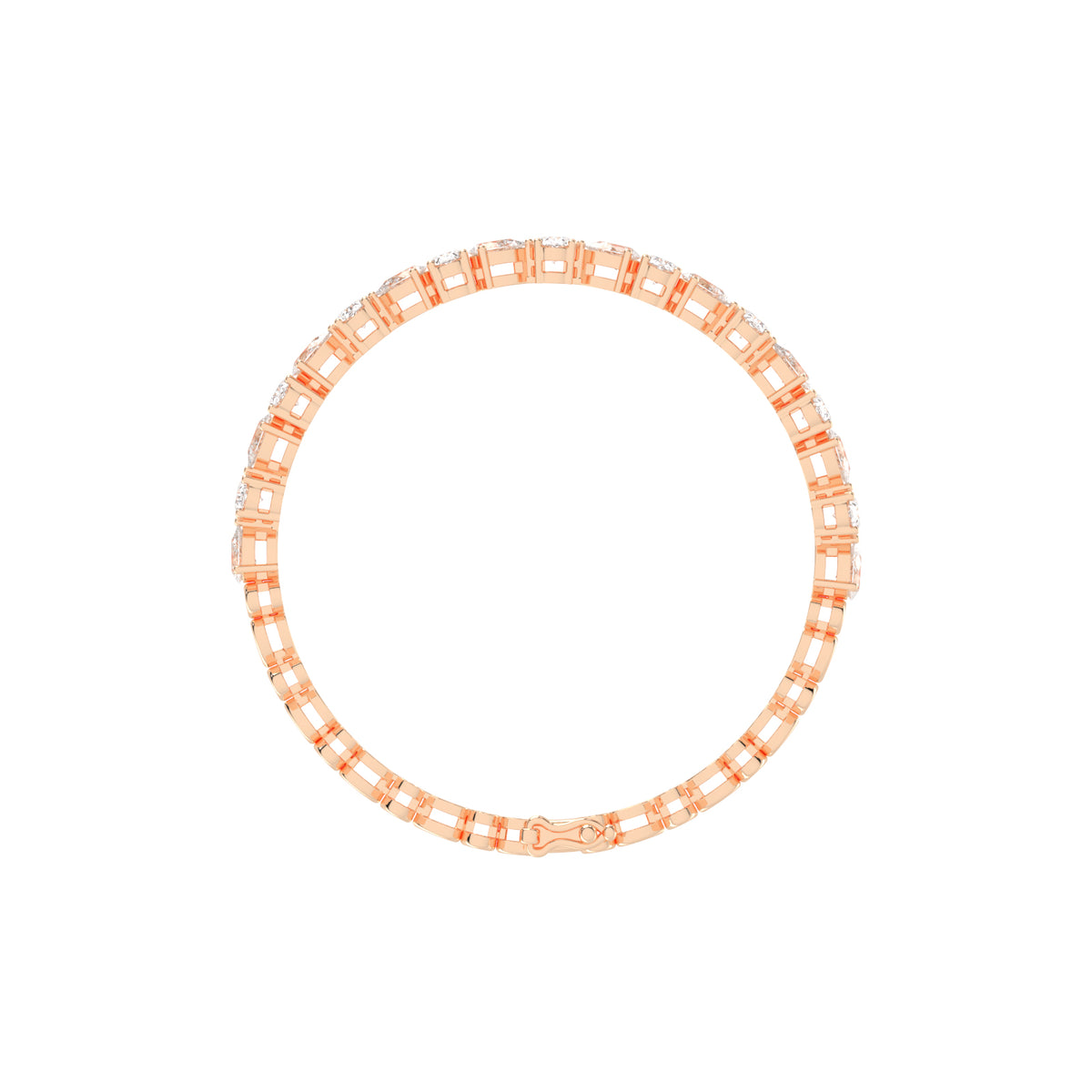Lyra 5Ct Oval Cut Tennis Lab Diamond Bracelet